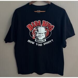 Port Company Bada Bing "How You Doin?" Buffalo NY T-shirt Black XL